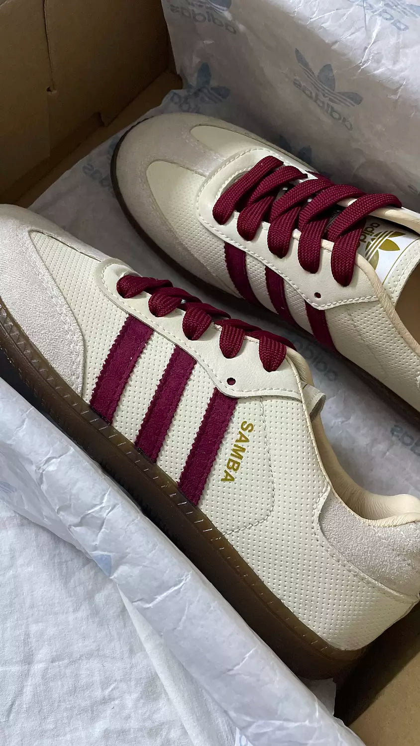 Adidas Samba in Red