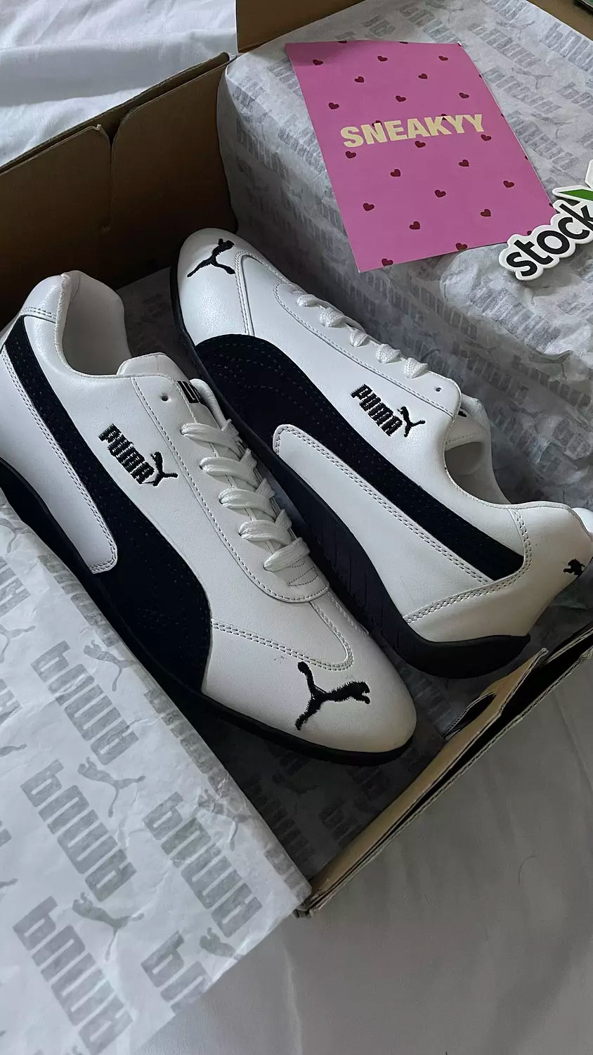 puma speedcat in white