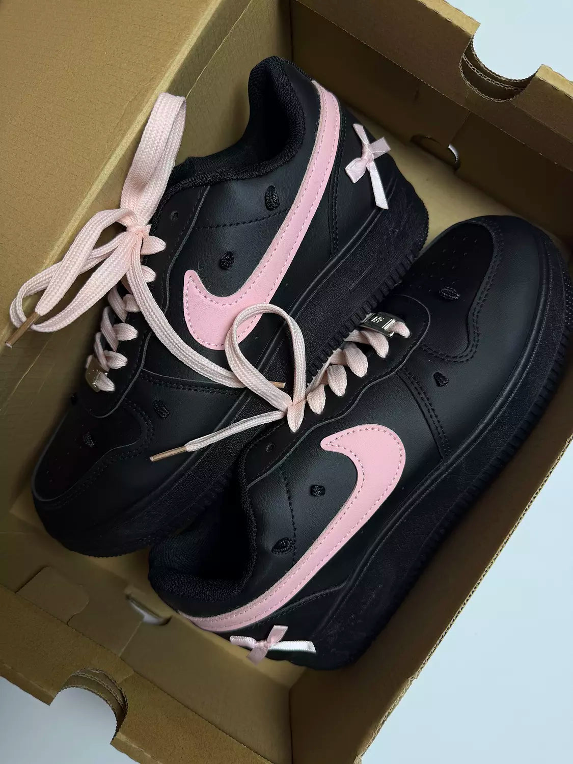 Custom " Bow “ Black Af1
