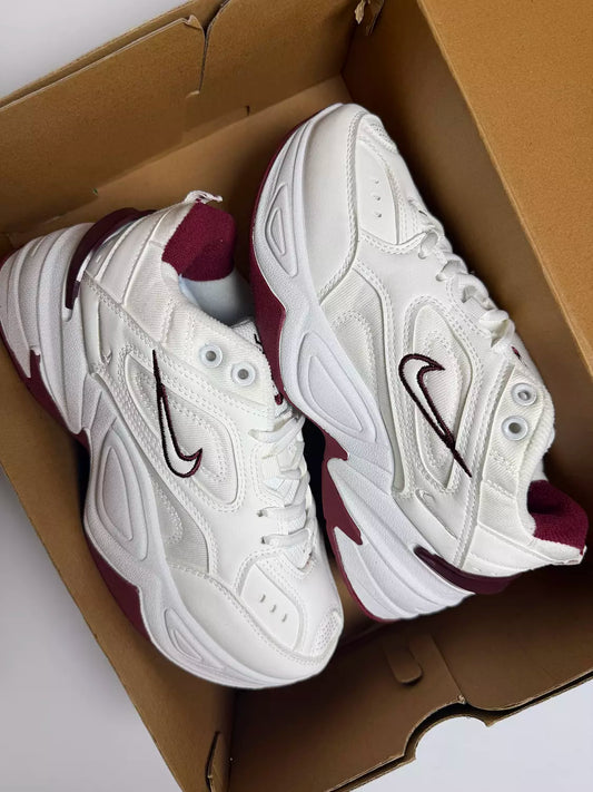 Nike M2k Techno in Cherry Red