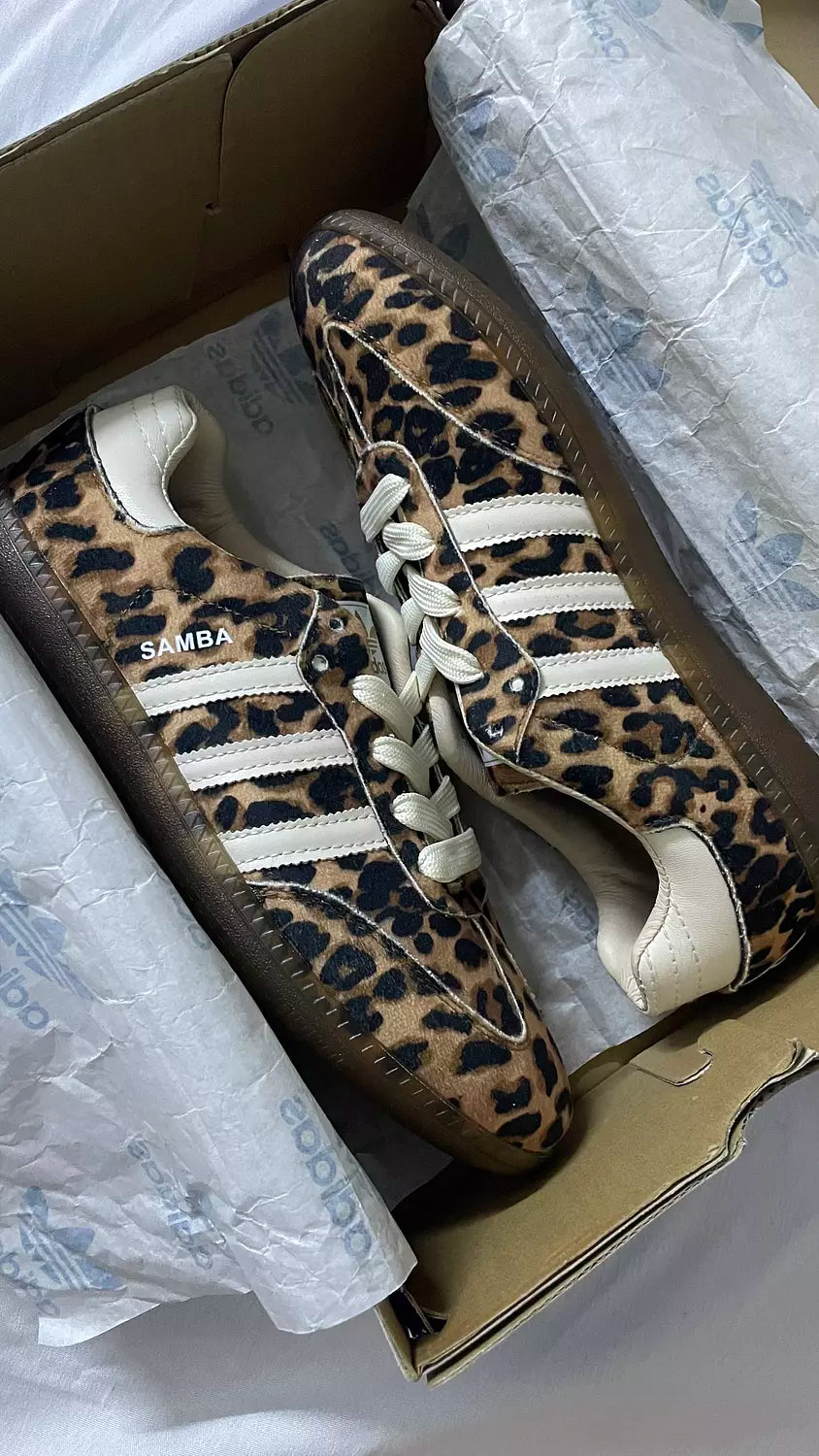 Adidas Samba in Lepord Print