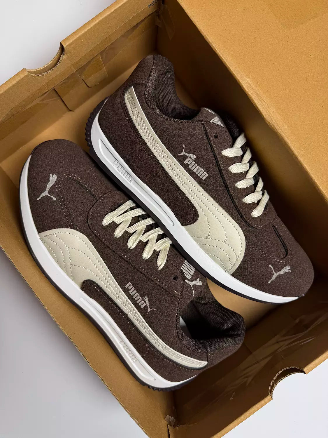 Custom Puma SpeedCat in Brown