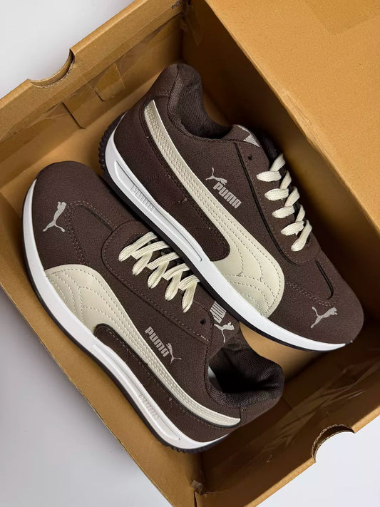 Custom Puma SpeedCat in Brown
