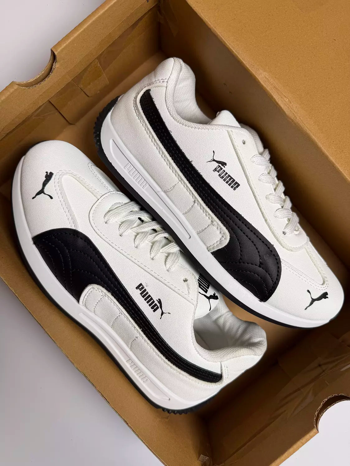 Custom Puma SpeedCat in White