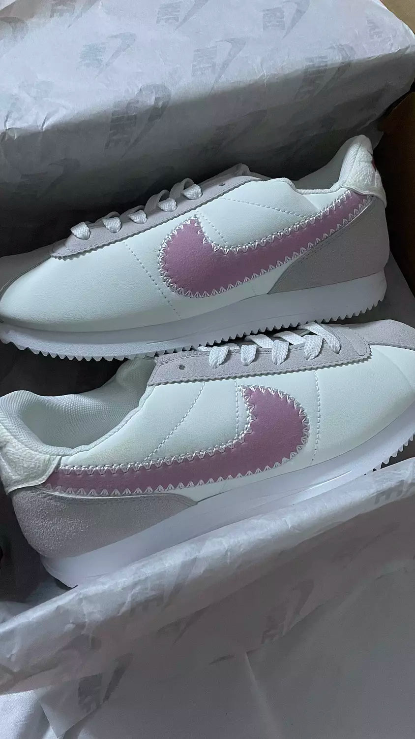 Custom Nike Cortiez in Pink