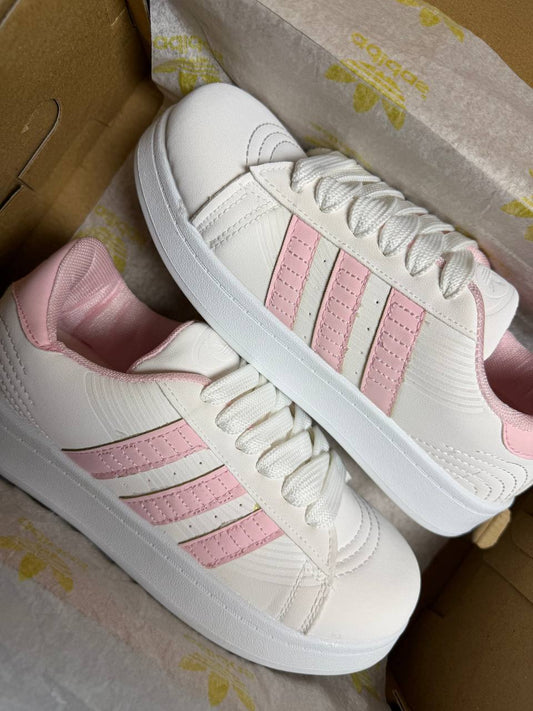 Custom Adidas Campus in Pink